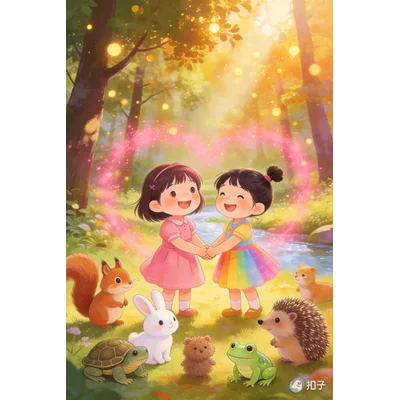 莉莉和小时候的巫巫女