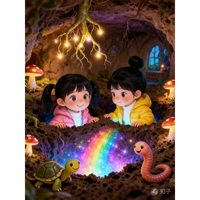 神奇土坑下的根须王国