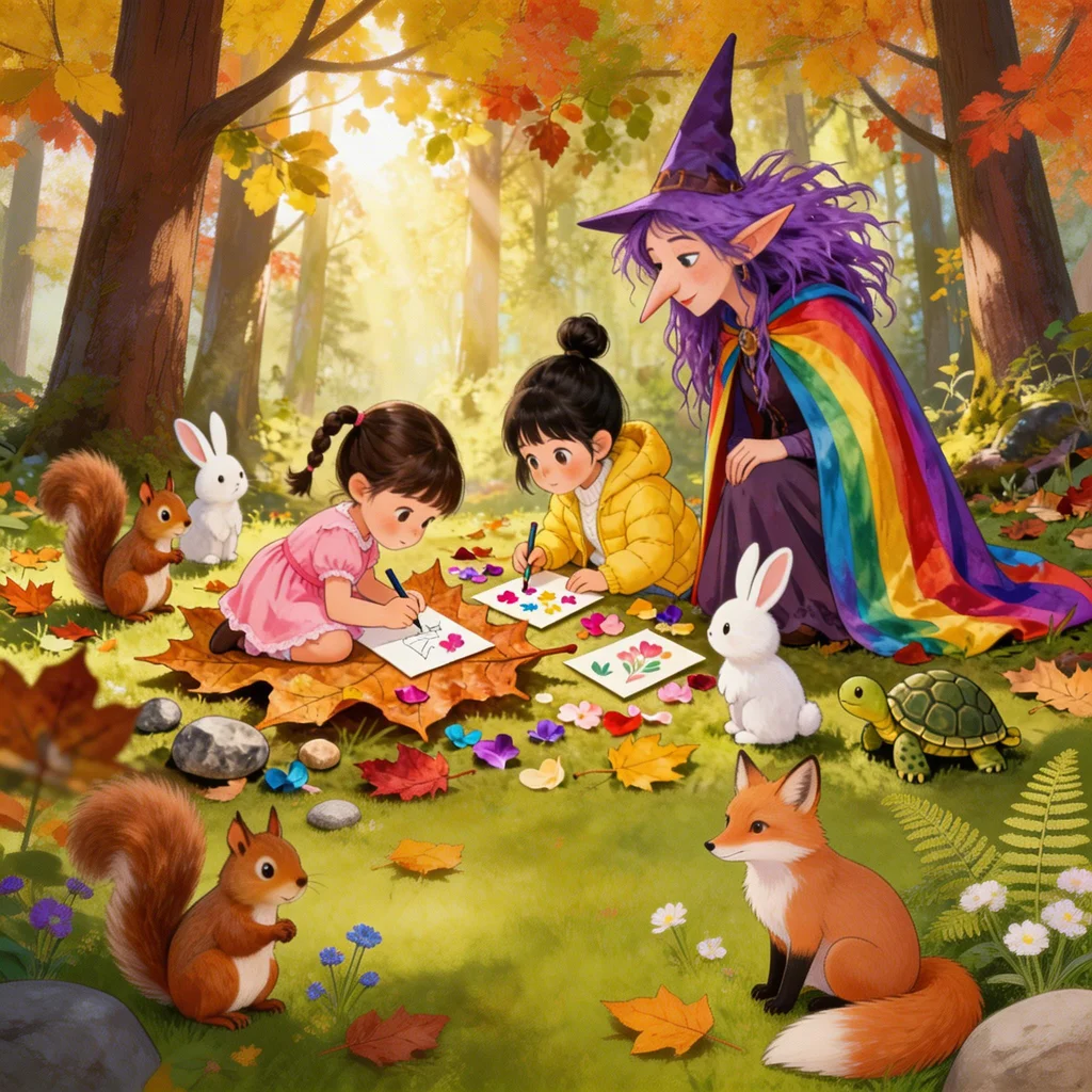 莉莉和欣欣的感恩小卡片