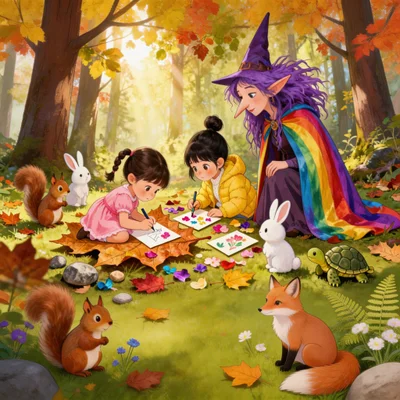 莉莉和欣欣的感恩小卡片